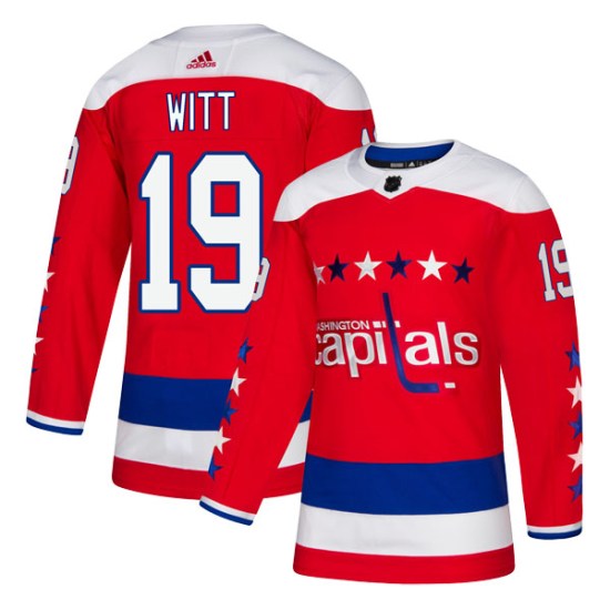 Brendan Witt Washington Capitals Authentic Alternate Adidas Jersey - Red